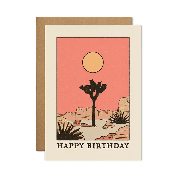 Happy Birthday Desert Card by cai & jo