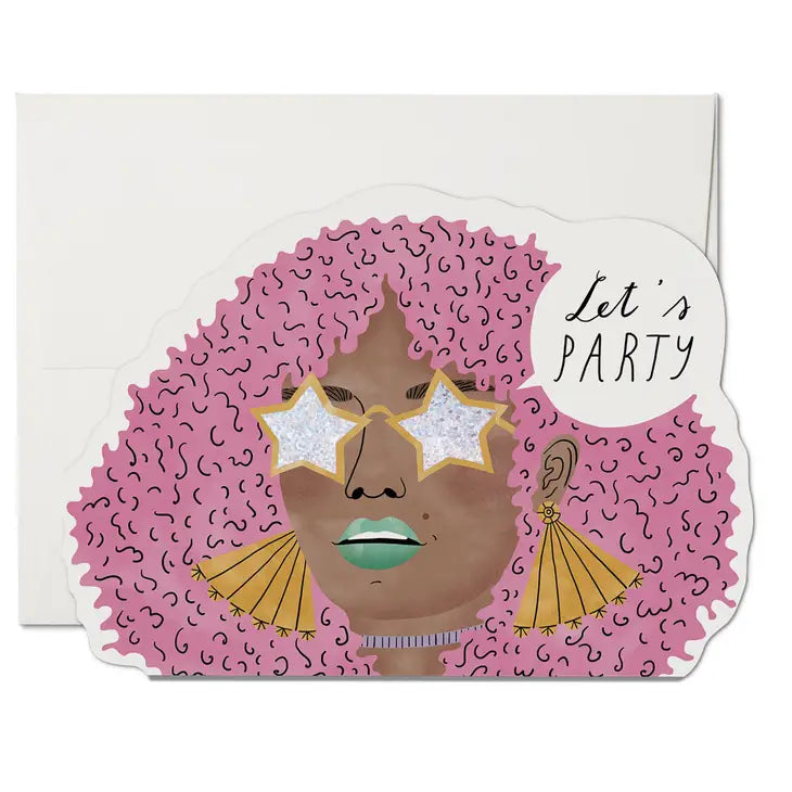 Let's Party card by Red Cap Cards