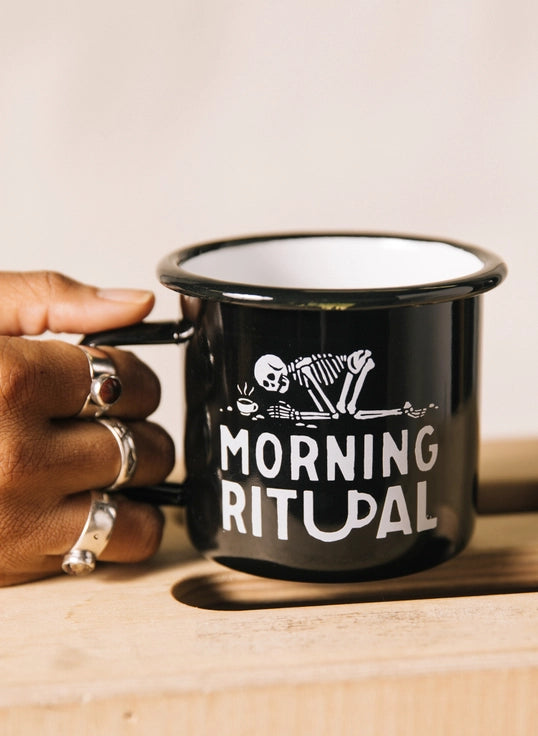 Morning Ritual Coffee Mug by Pyknic