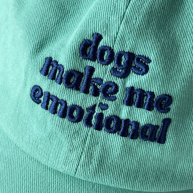 Dogs Make Me Emotional Baseball Cap by The Silver Spider