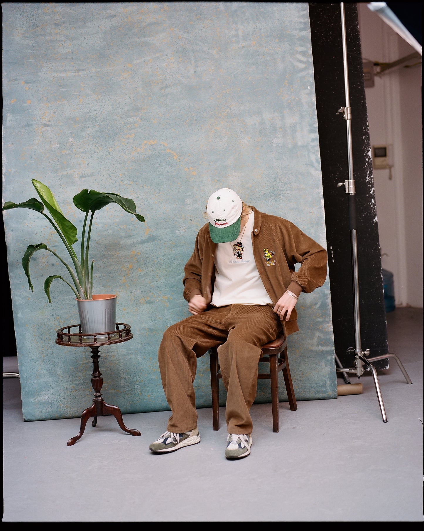 Psychedelic Warfare Corduroy Bomber Jacket from Playdude