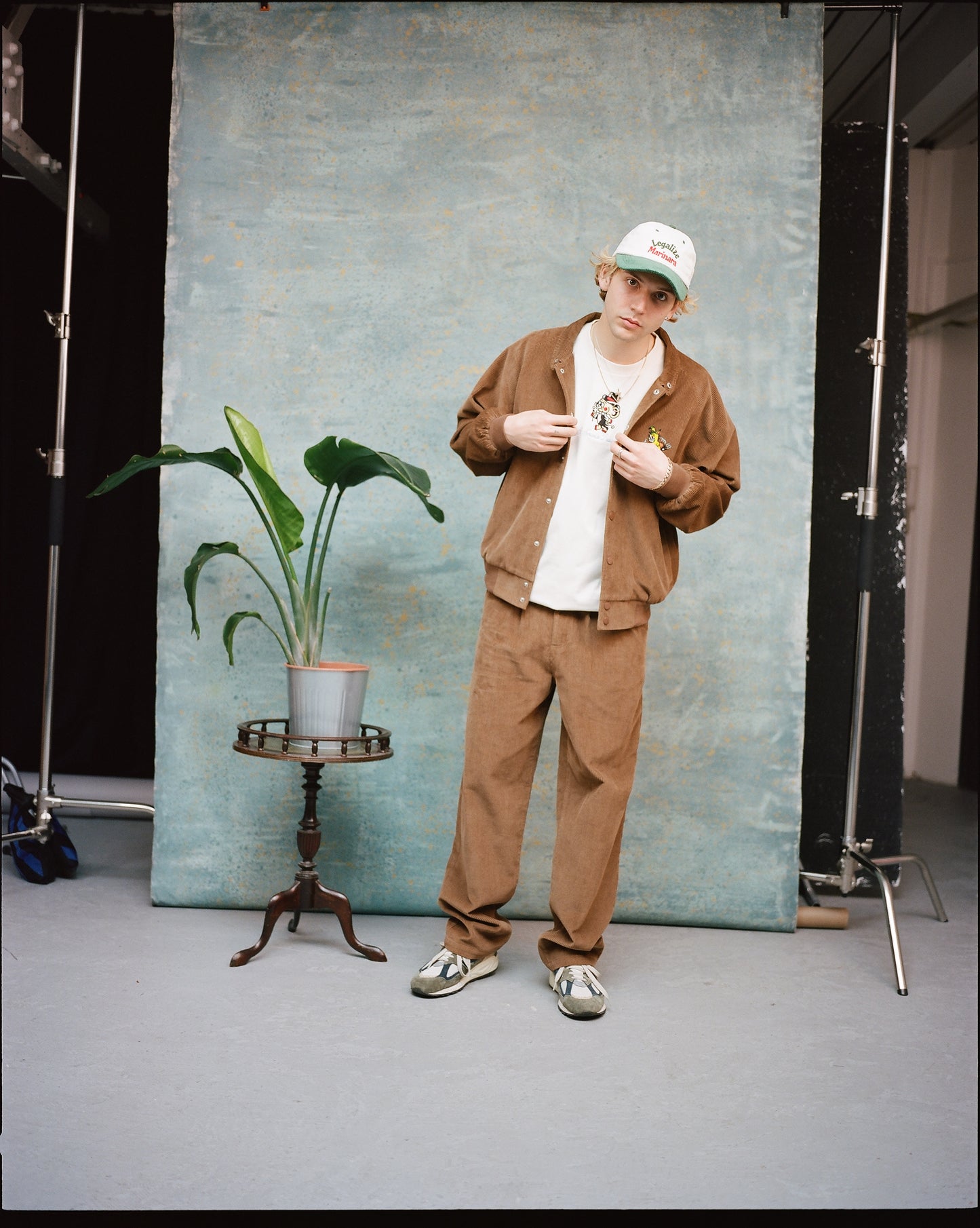 Psychedelic Warfare Corduroy Bomber Jacket from Playdude