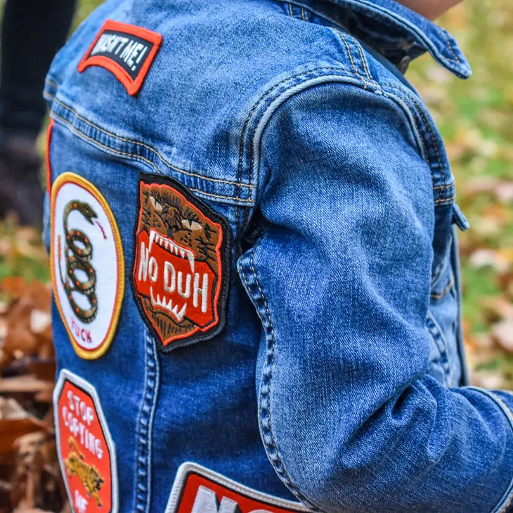 No Duh Embroidered Patch by Oxford Pennant