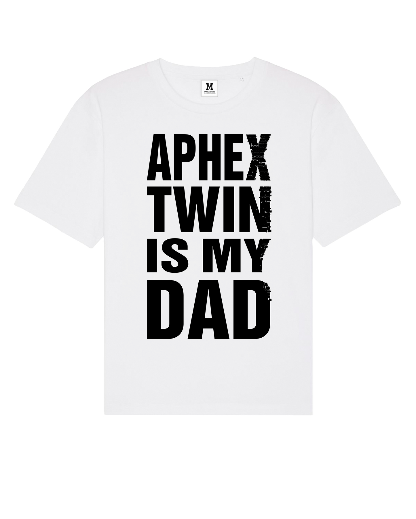 Aphex Twin is my Dad White Tee by Family Store