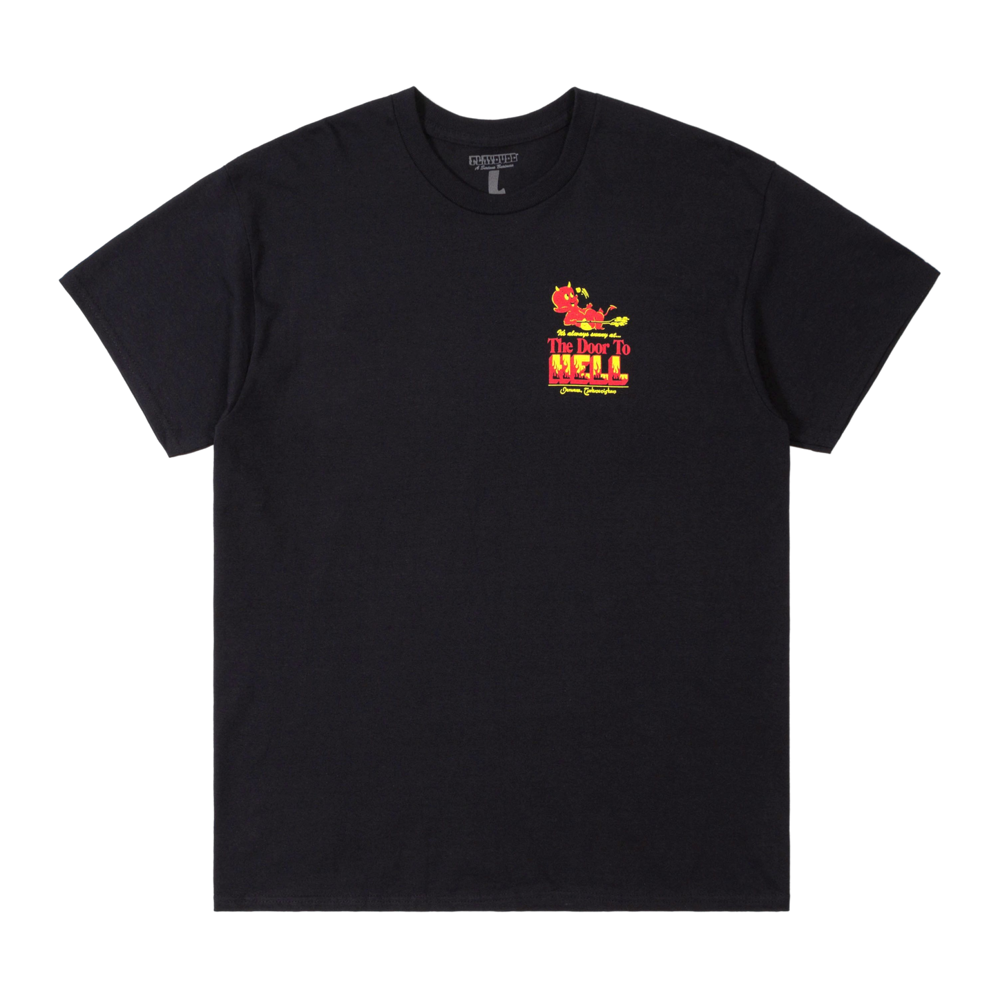 The Door To Hell Black Tee from Playdude