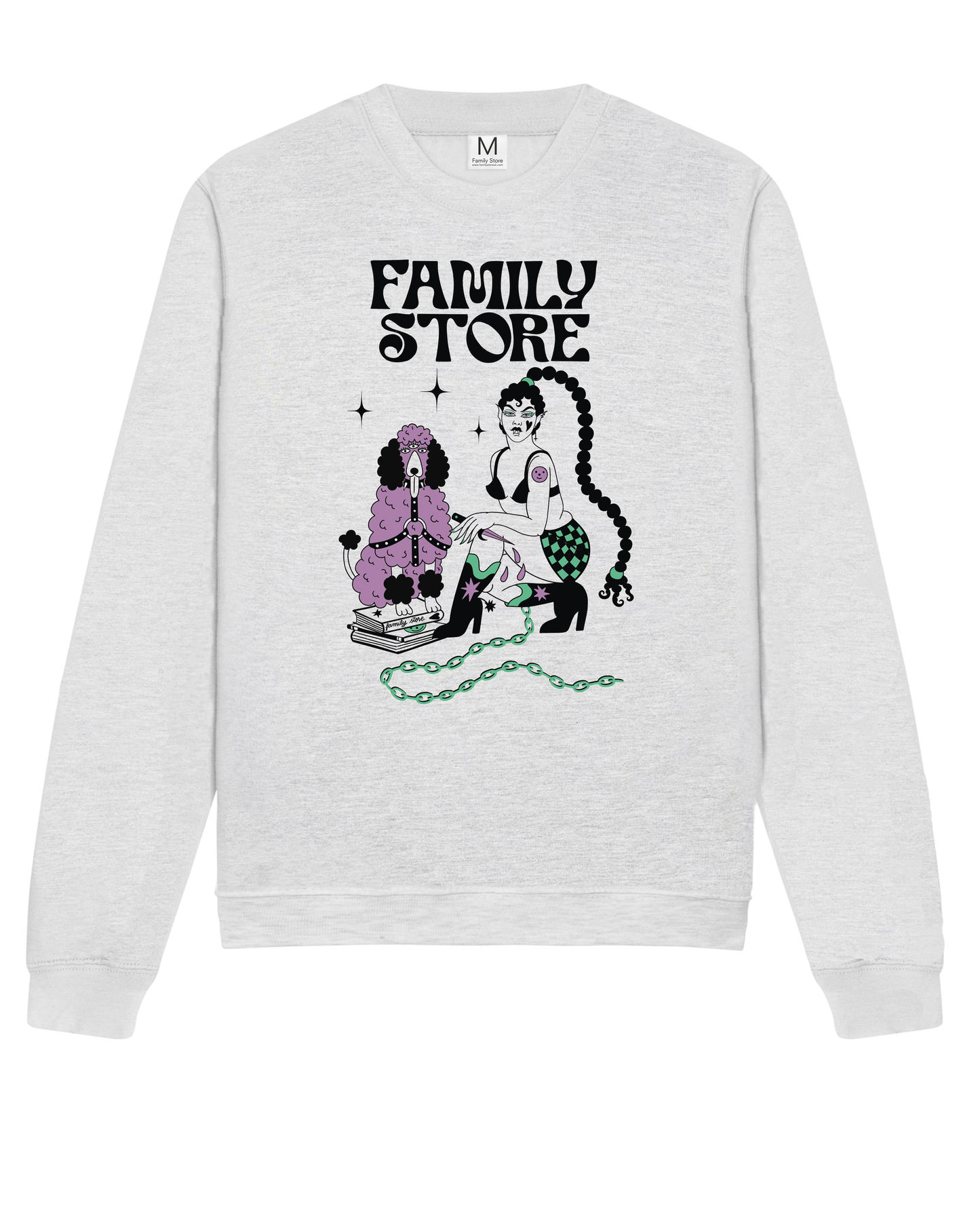 Family Store Logo Grey SWEAT by Marica.Mila