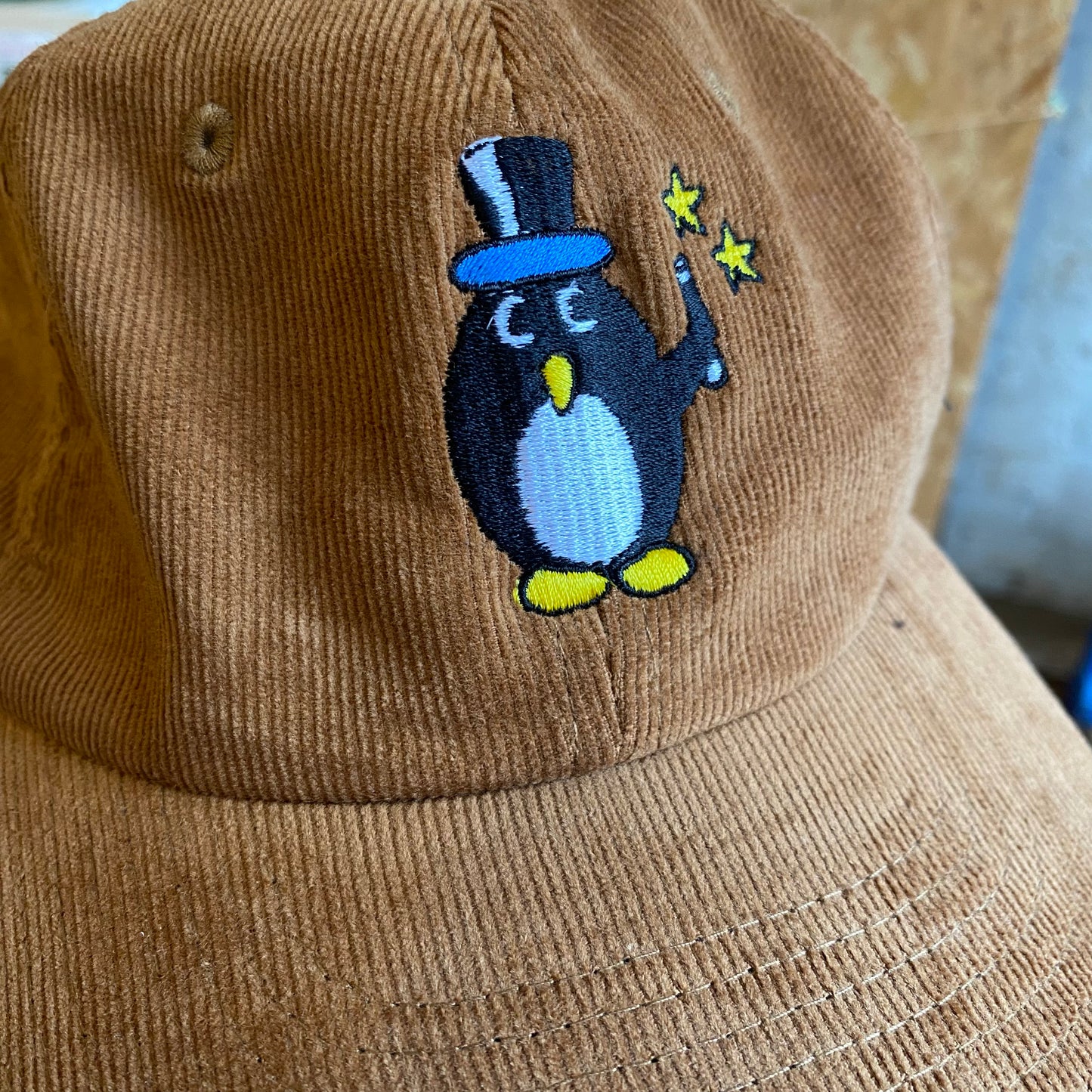ILLUSION Brown Corduroy cap by Tom Bingham x Family Store