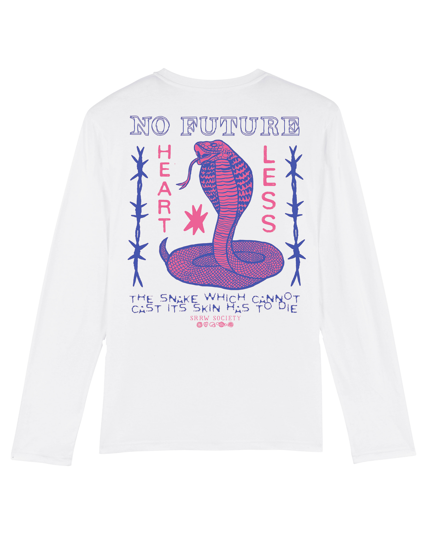 No Future Cobra white Long sleeve by SRRW x FS