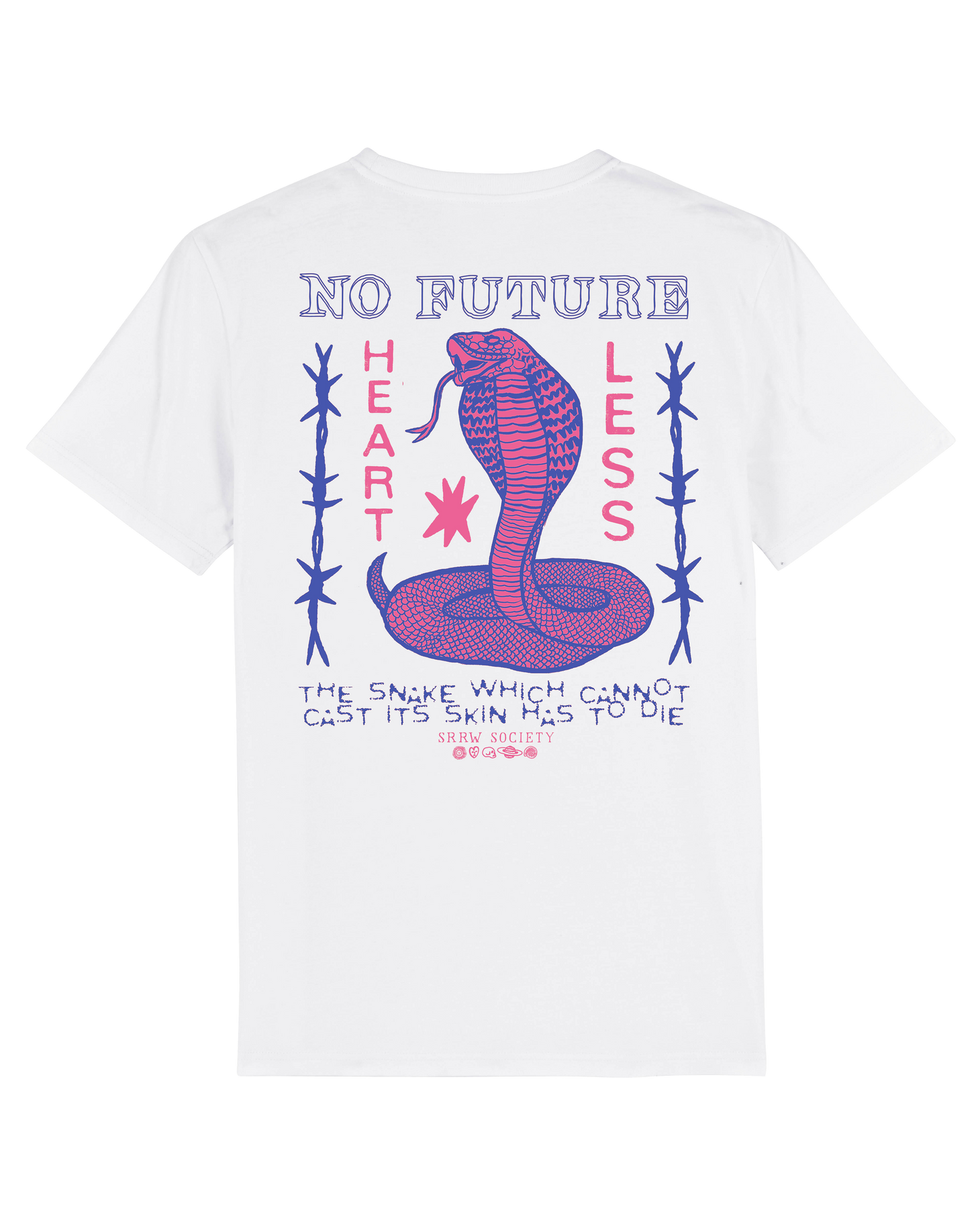 No Future Cobra White Tee by SRRW x FS