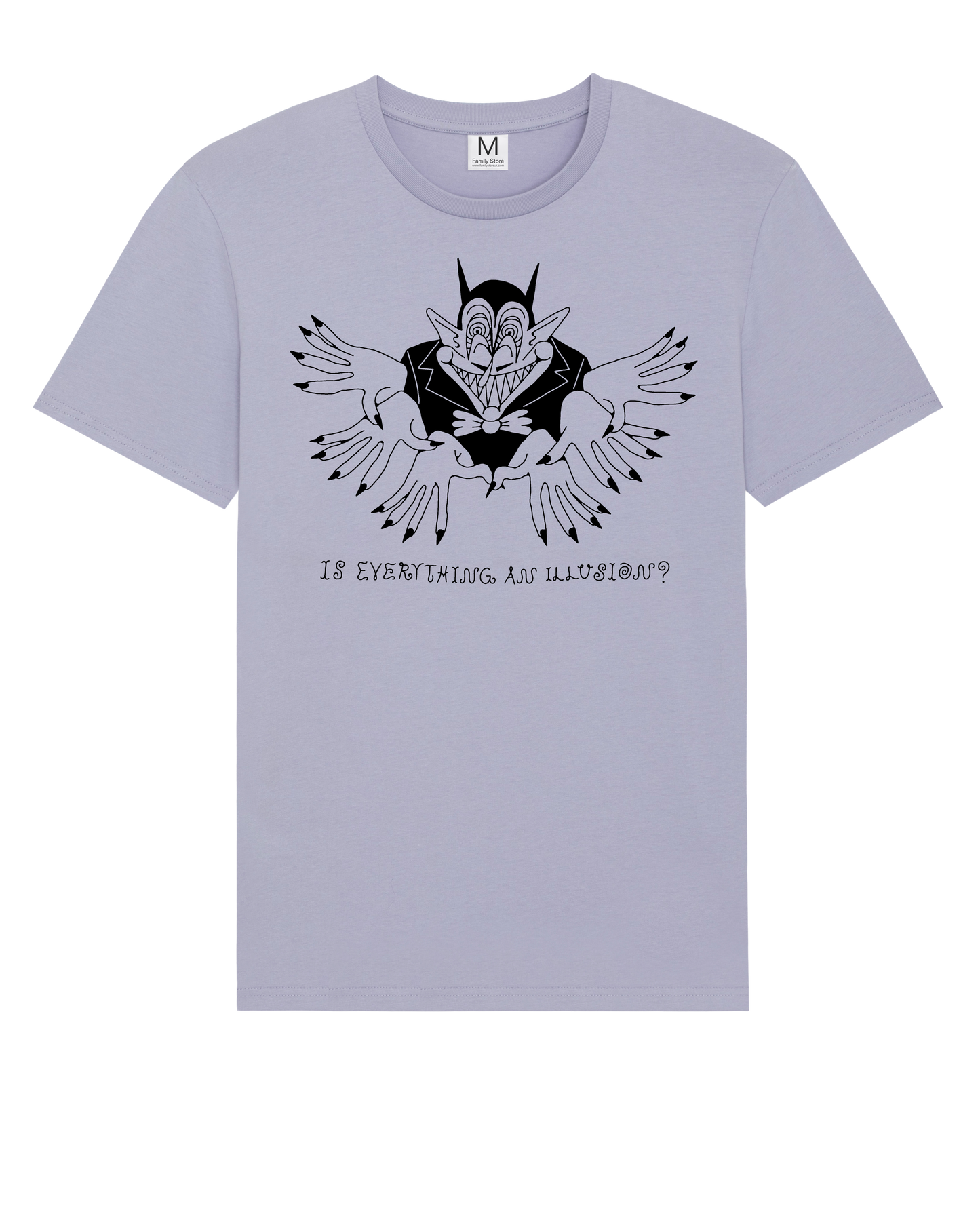 DEVIL ILLUSION Lavender TEE by NICK OHLO x FS