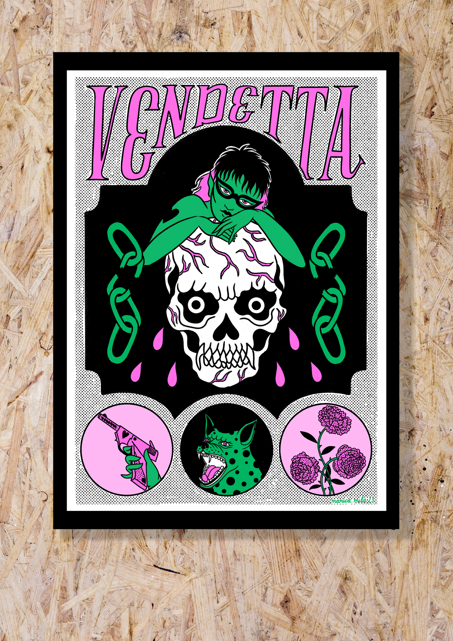 VENDETTA ART PRINT by Marica.Mila