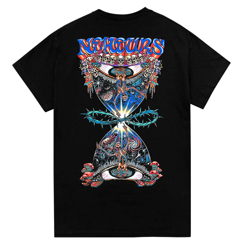VISONS BLACK TEE by No Hours