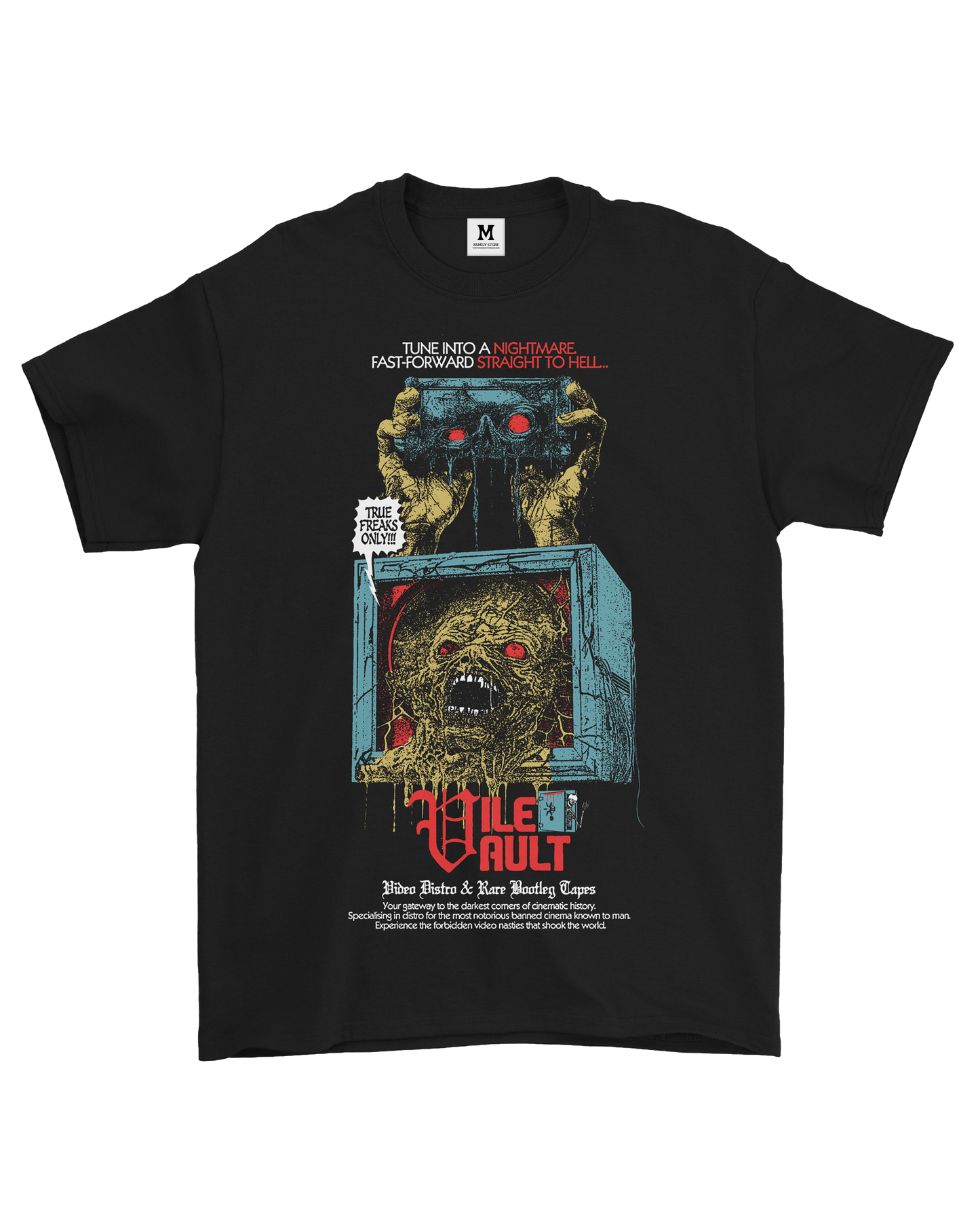 VILE Black Tee by Mike McCabe