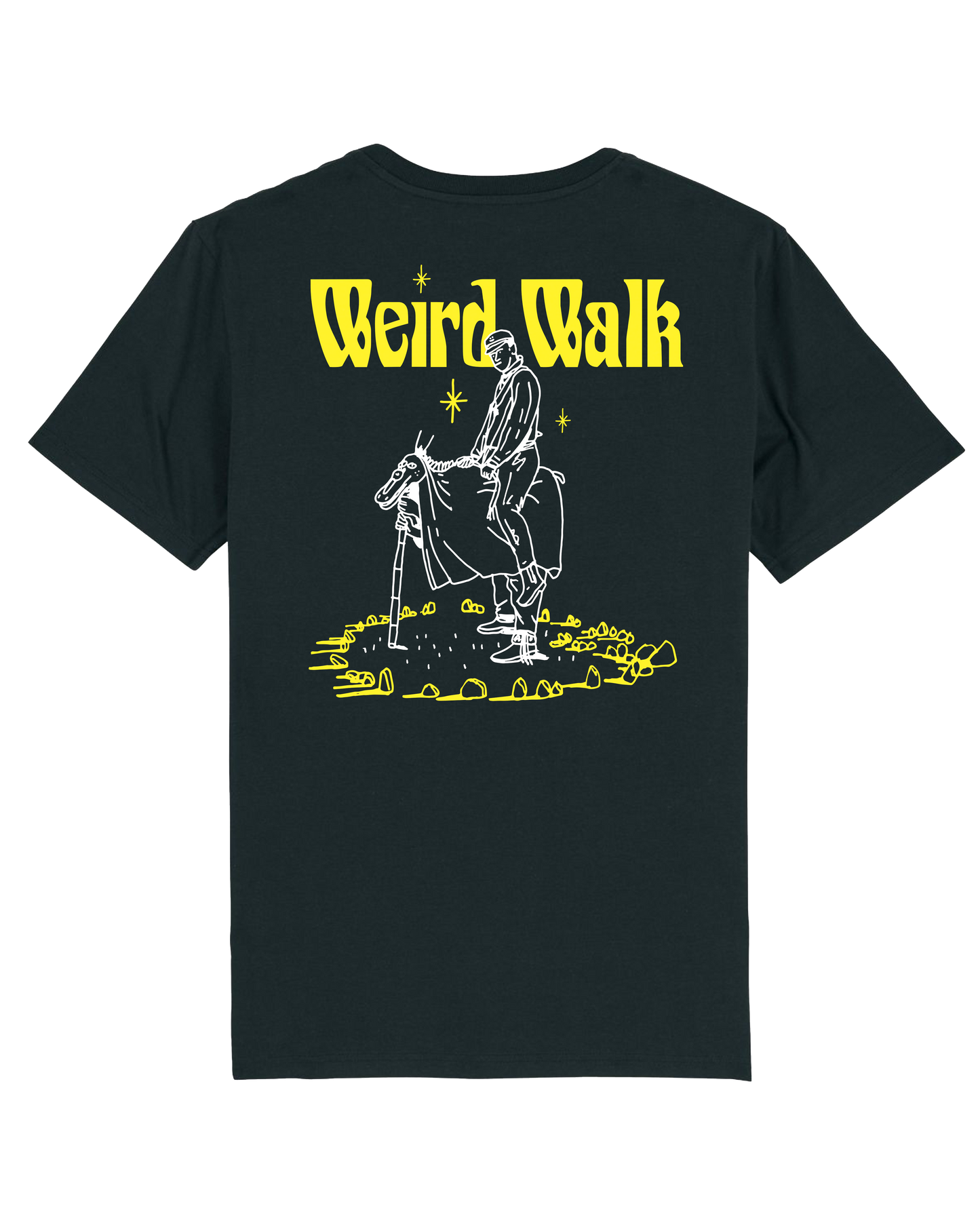 Hobby horse Black Tee by WEIRD WALK x FS