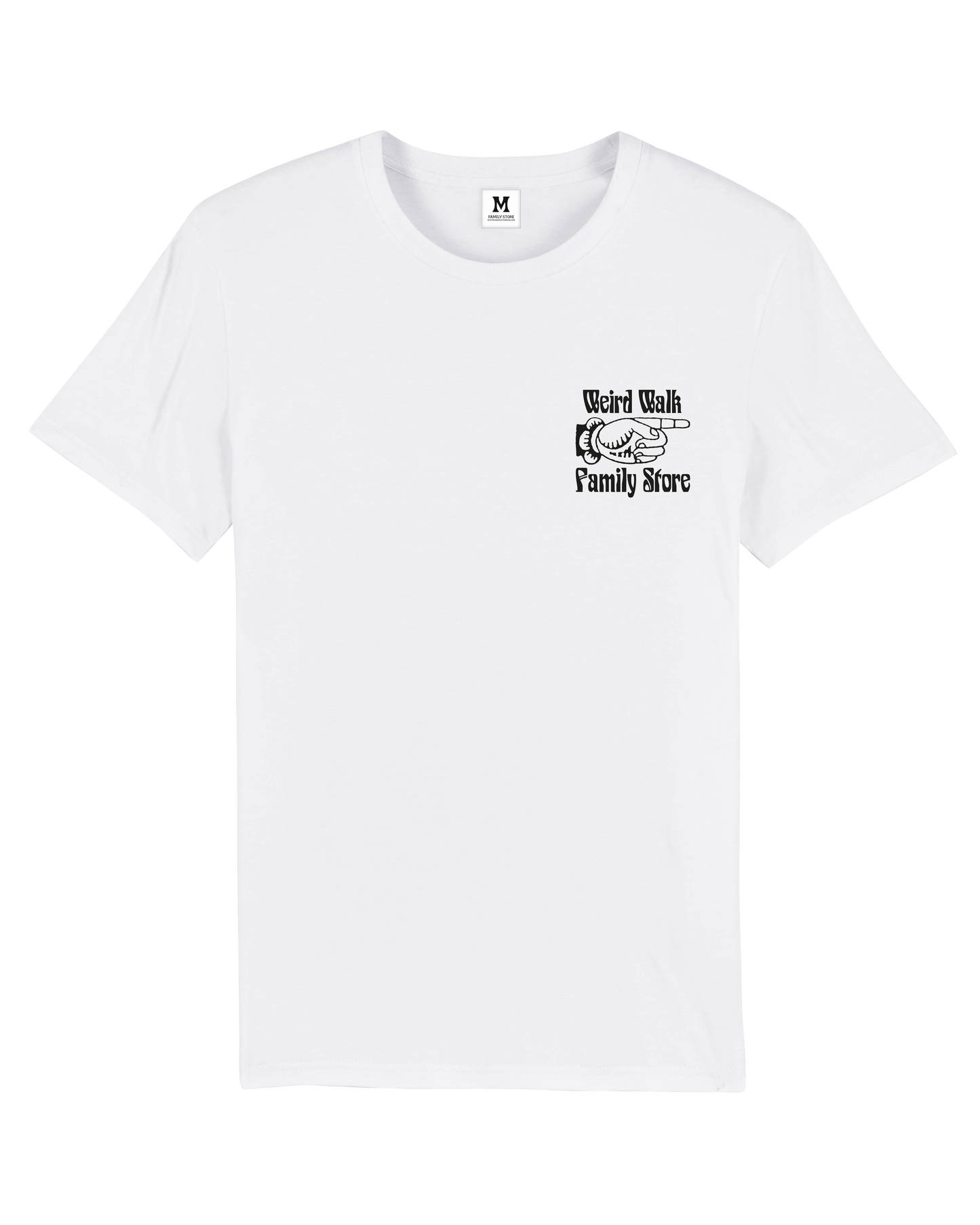 Stag-men White Tee by WEIRD WALK x FS