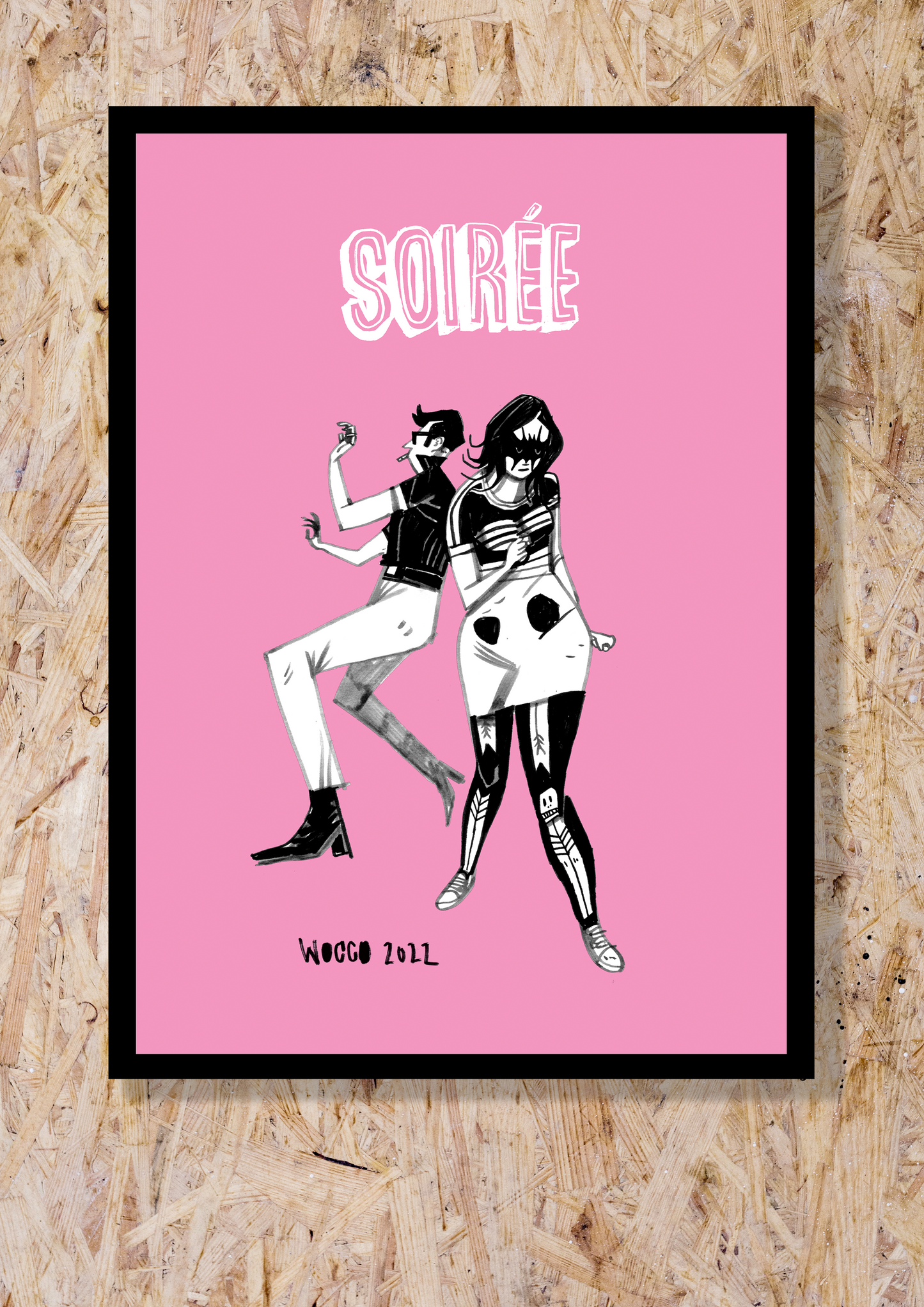 SOIREE I A3 ART PRINT by Wocco x FS