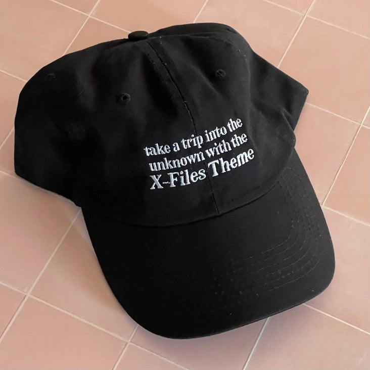 X-Files Theme Baseball Dad Cap by The Silver Spider