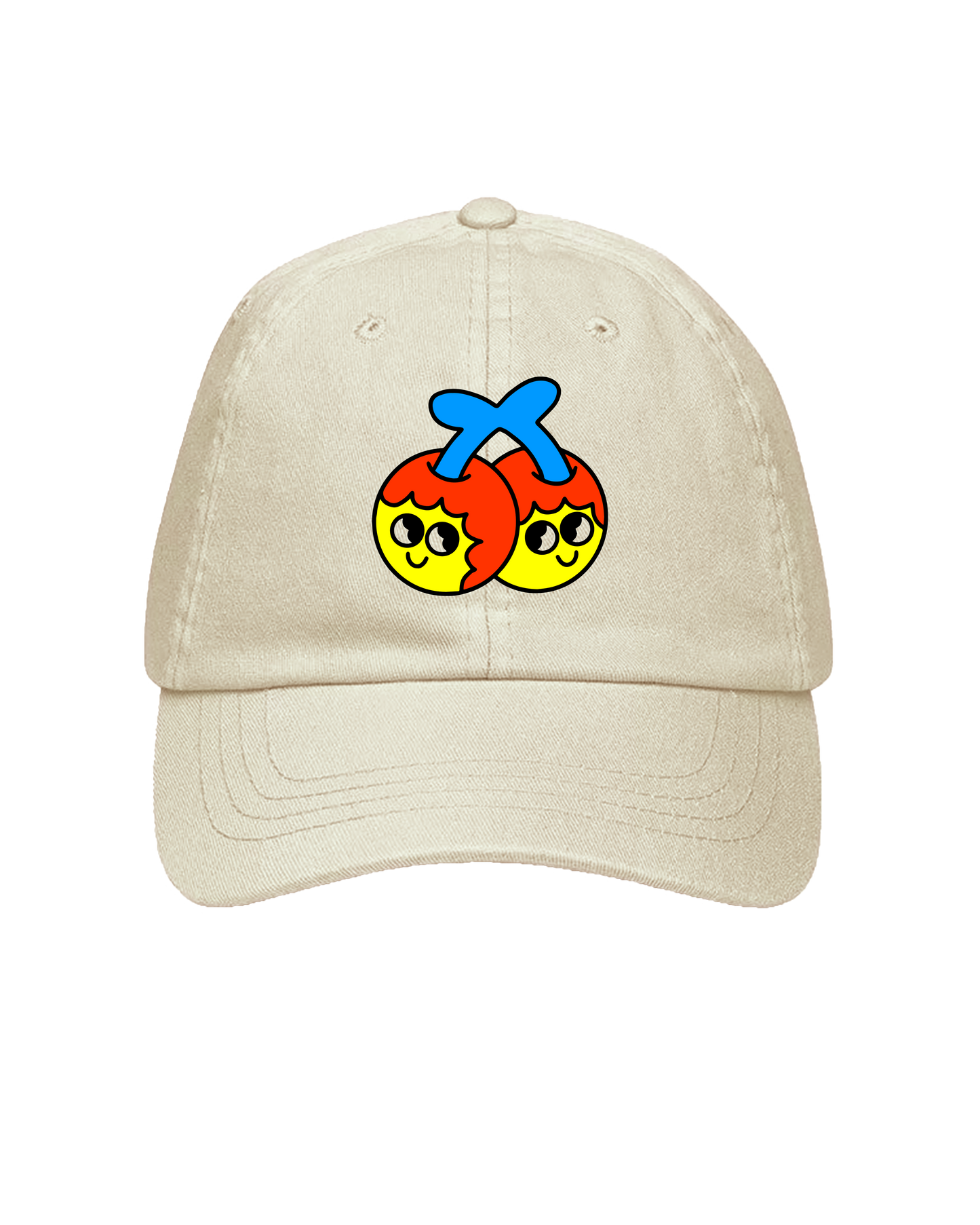 Cherries beige Cap by FS x BURGER BABIE