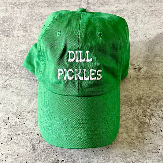 Dill Pickles Green Dad Cap by The Silver Spider