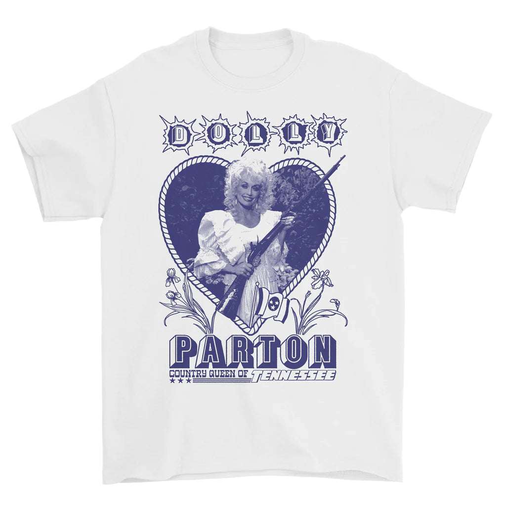 DOLLY Queen White Tee by Secondhand Tapes