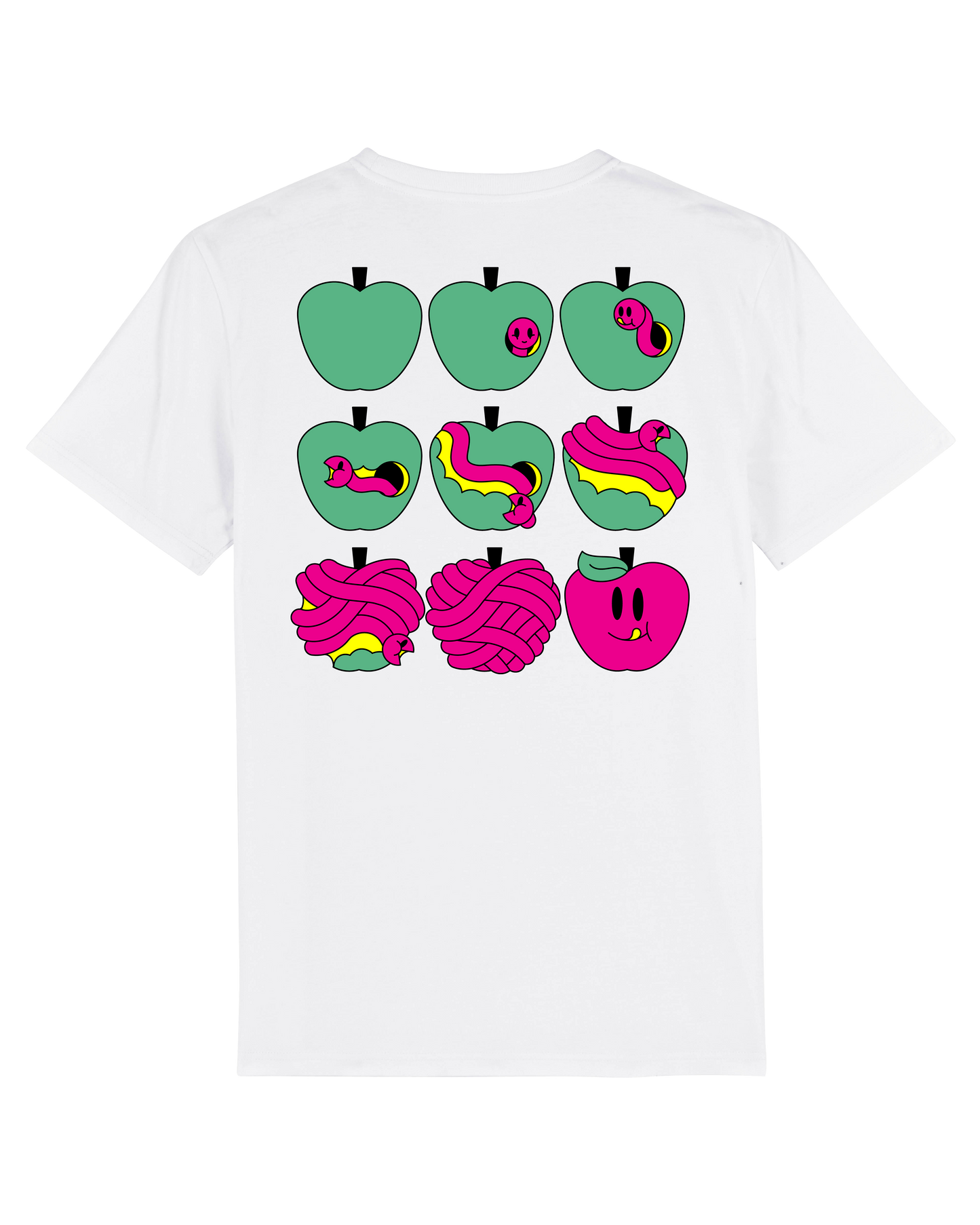 WORM white Tee by FS x EMMA ERICKSON