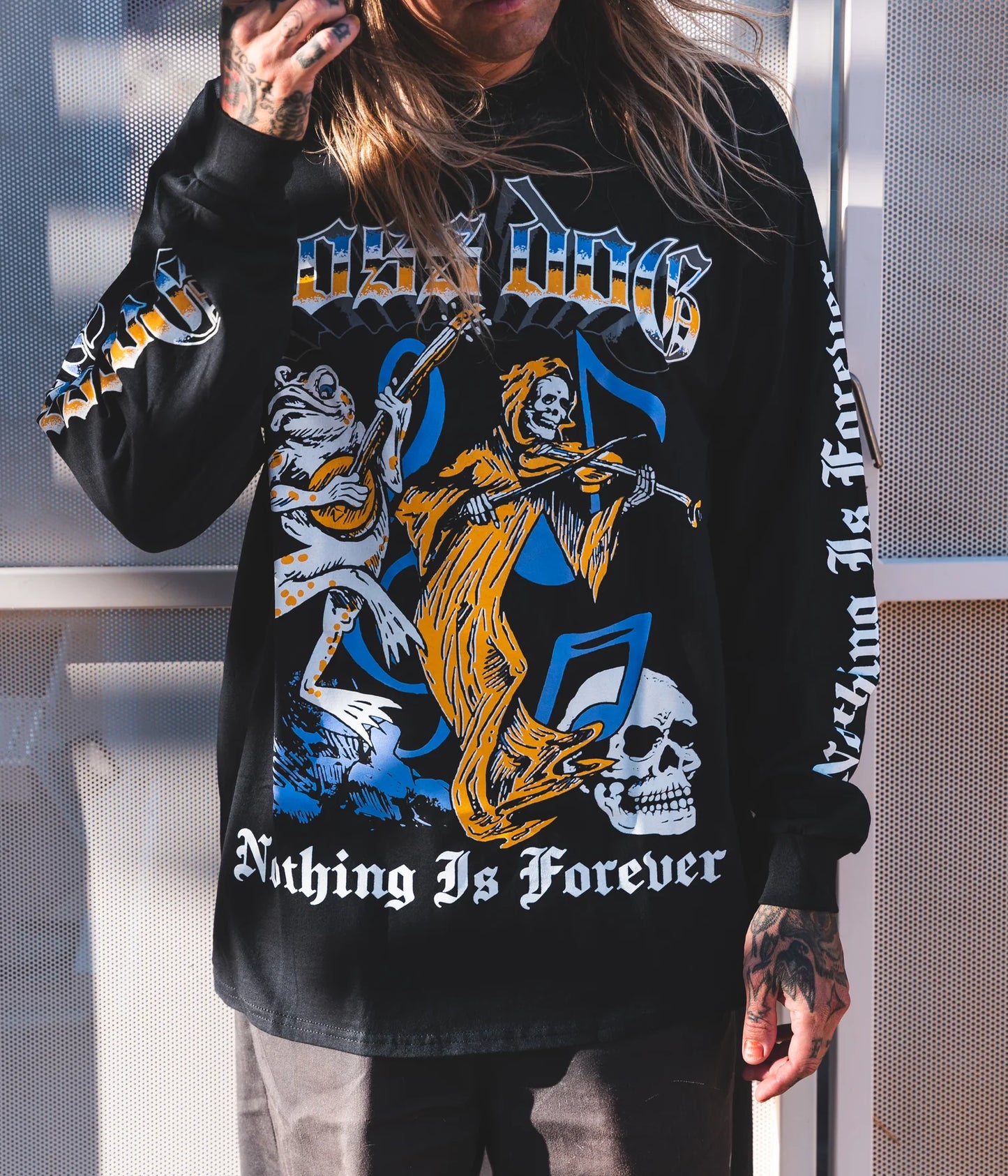 Nothing is forever Black LongSleeve by Boss Dog