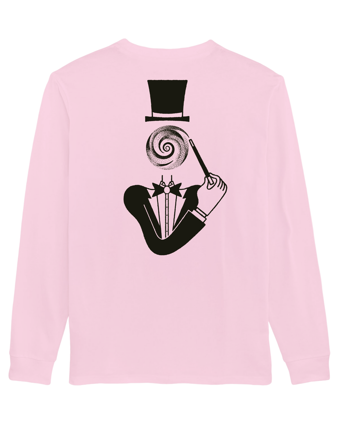HYPNOTIC FACE Pink LONG SLEEVE by LAN TRUONG x FS