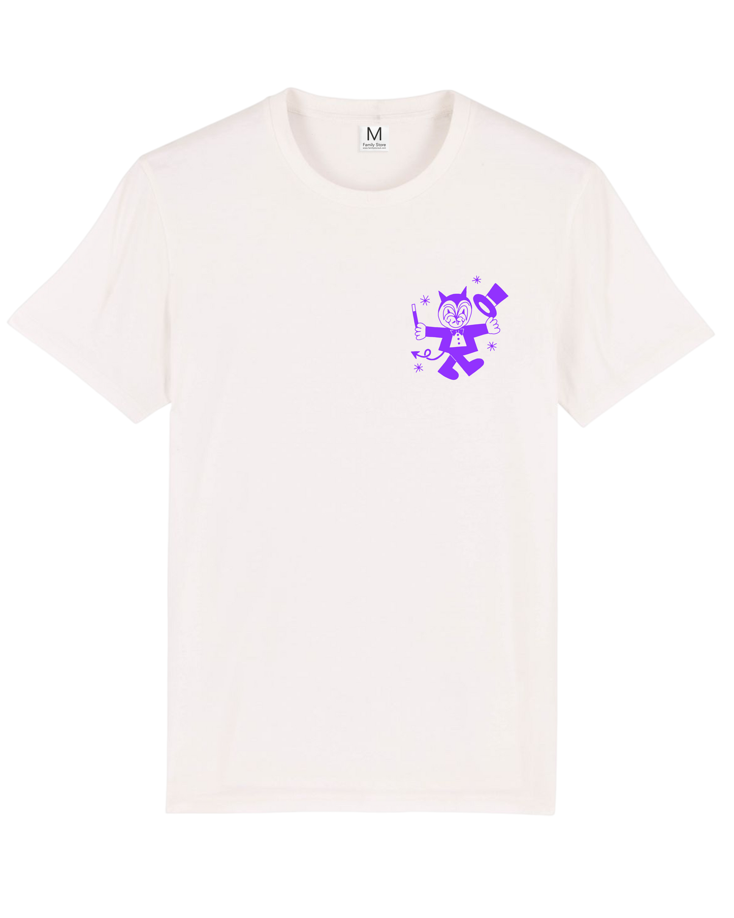 DEVIL ILLUSION Off White TEE by NICK OHLO x FS