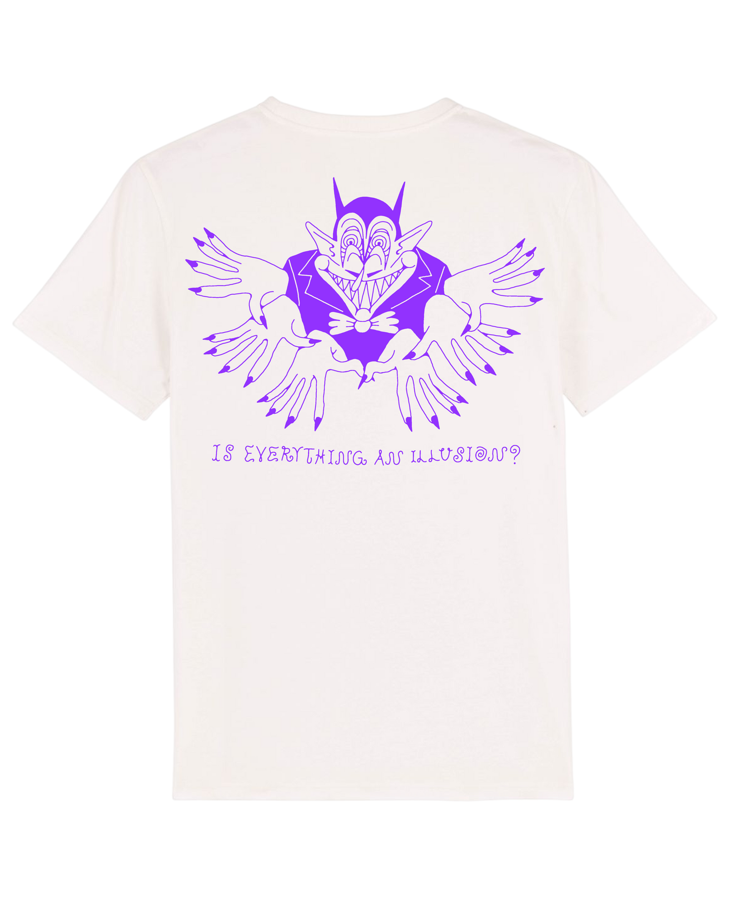 DEVIL ILLUSION Off White TEE by NICK OHLO x FS