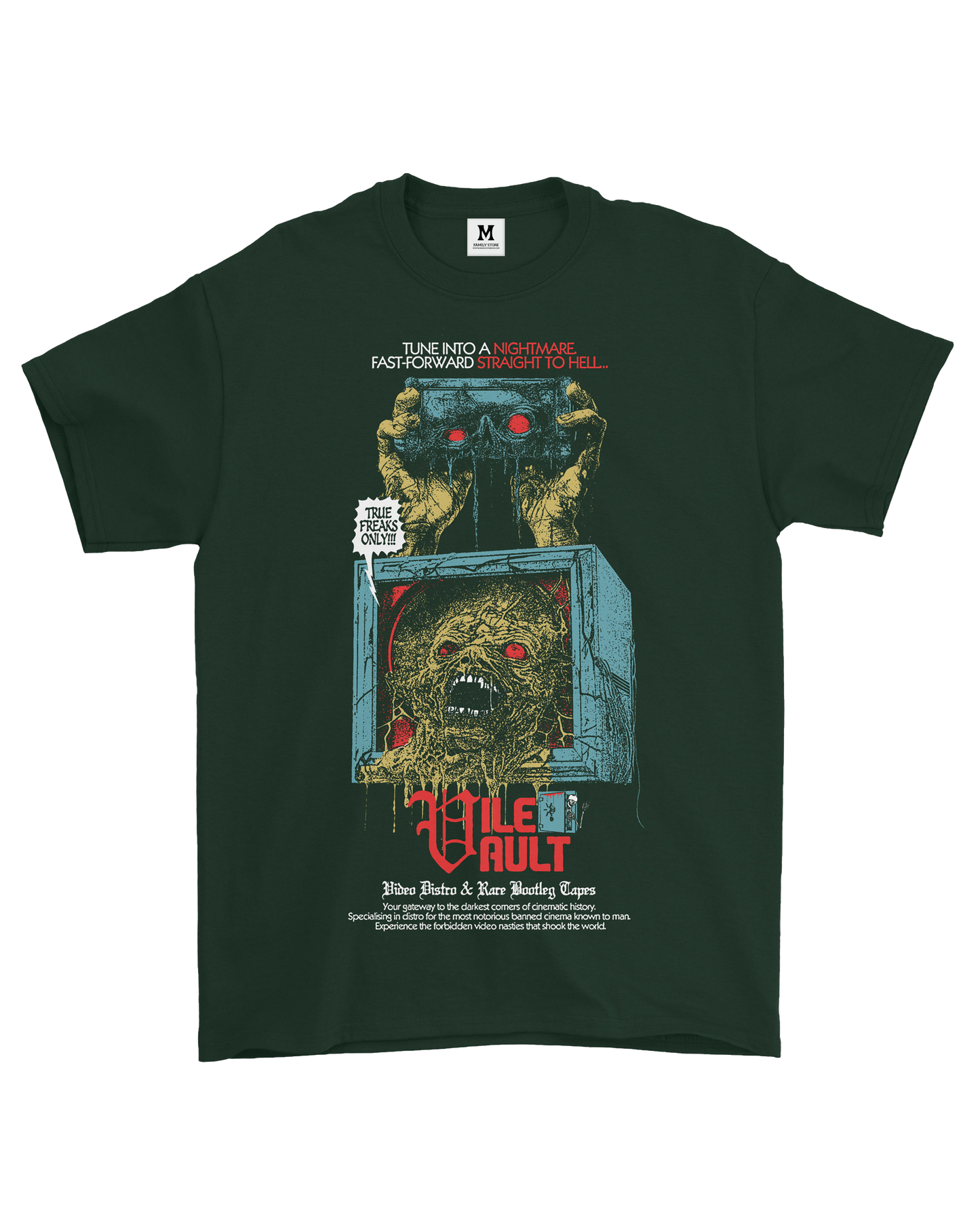 VILE Forest Green Tee by Mike McCabe