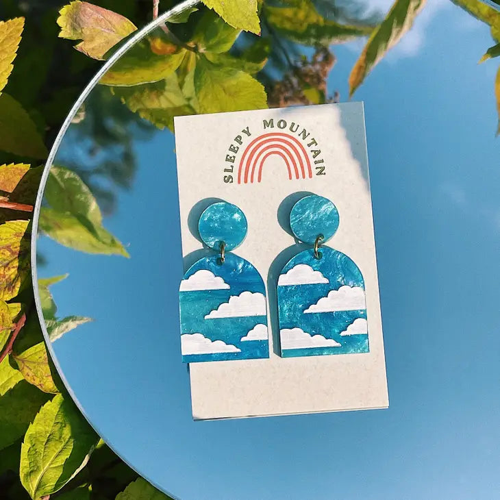 Cloud Arch Earrings by Sleepy Mountain