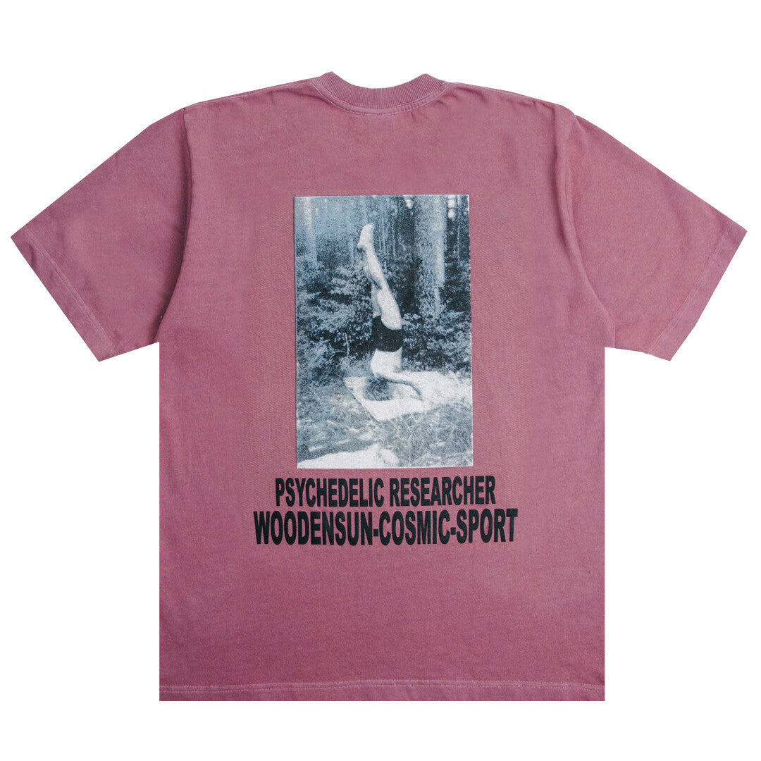 SPORTS Violet grey Tee by Woodensun
