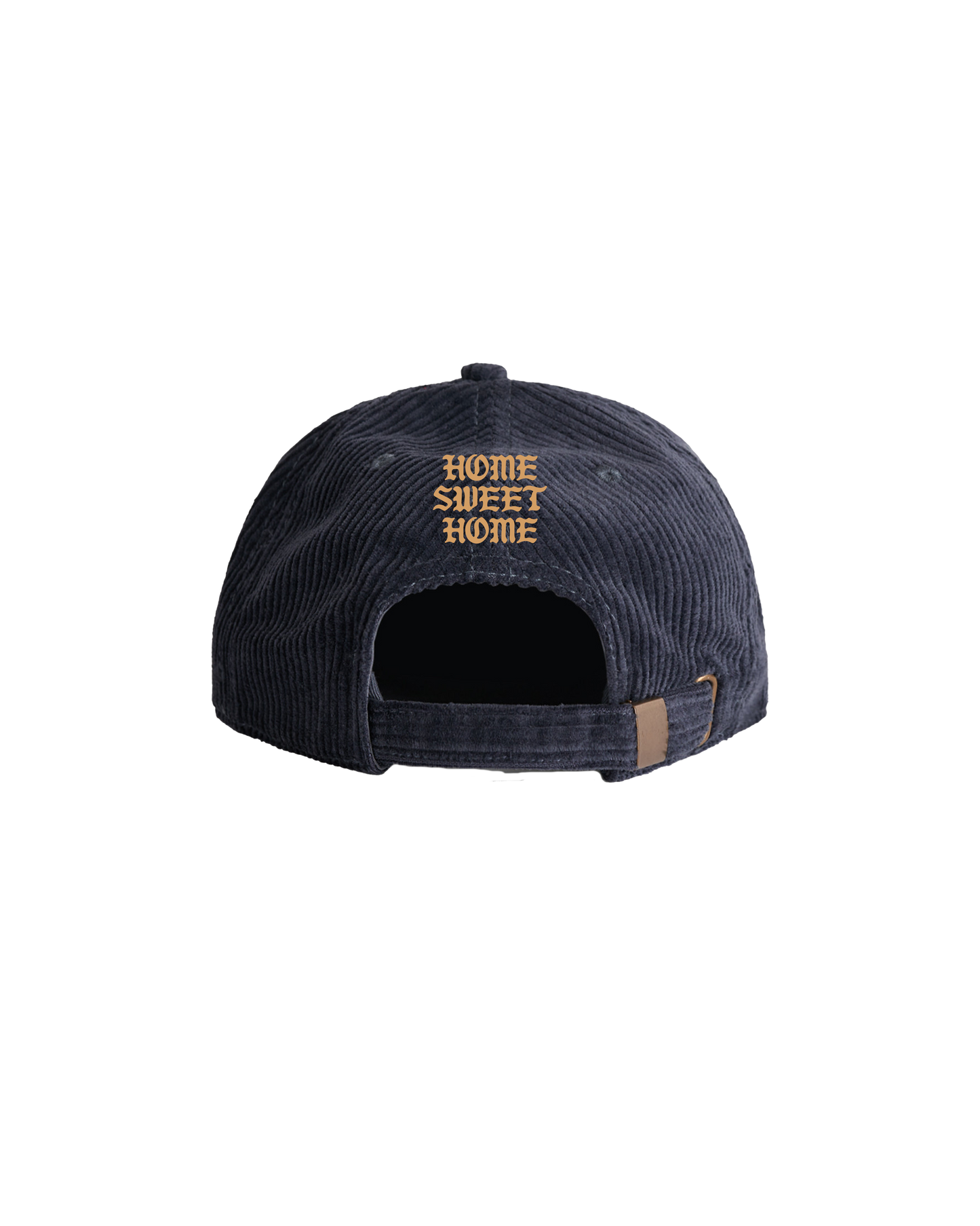Home Sweet Home Blue cord cap by Alastair Thomson-Edwards