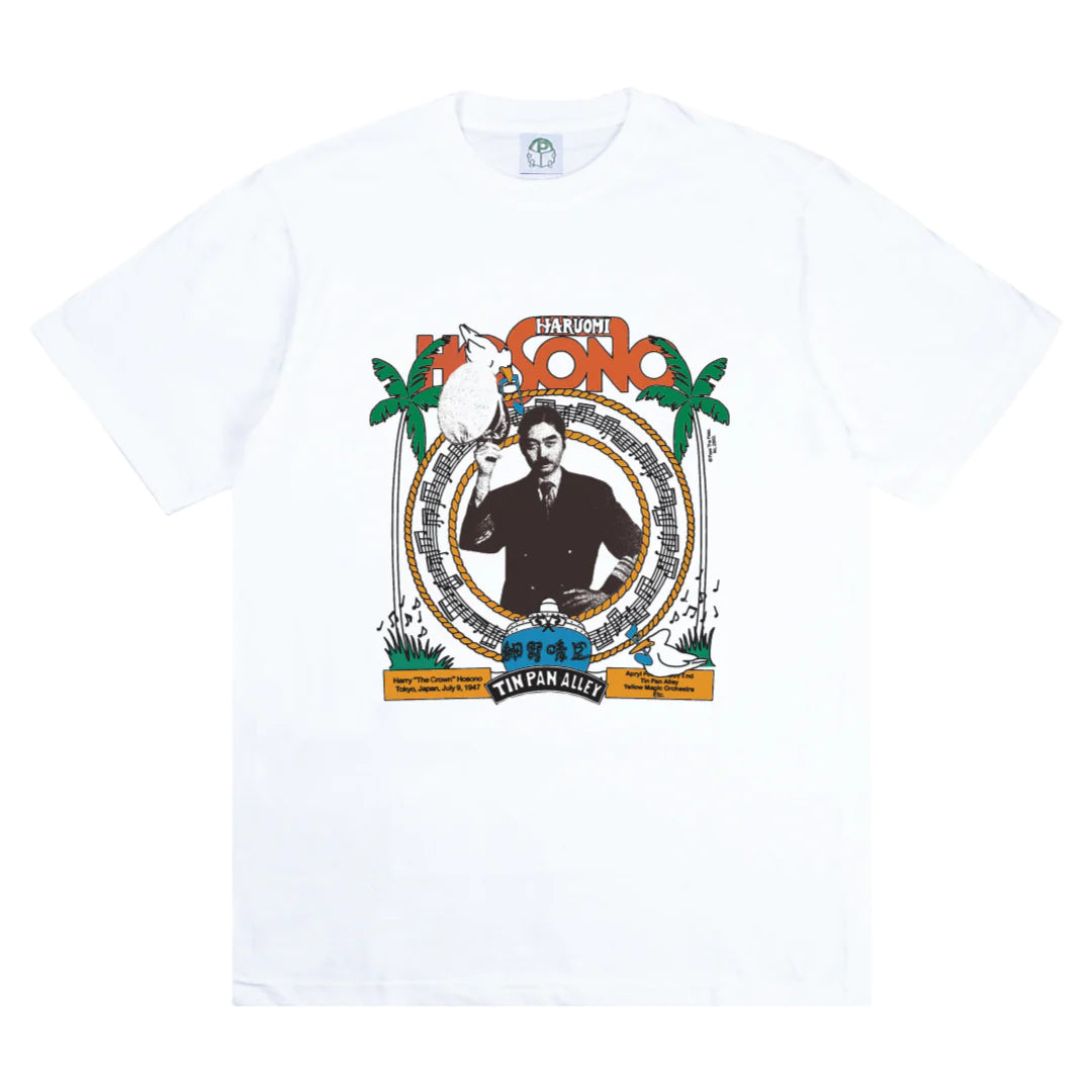 Haruomi Hosono White Tshirt By Pass the Peas
