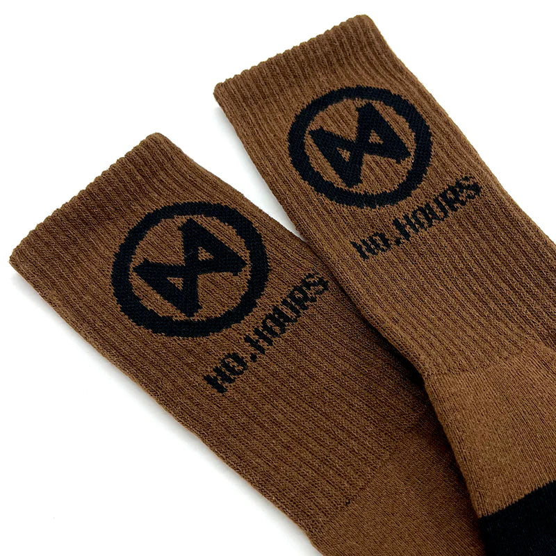 HOURGLASS BROWN SOCKS by No Hours