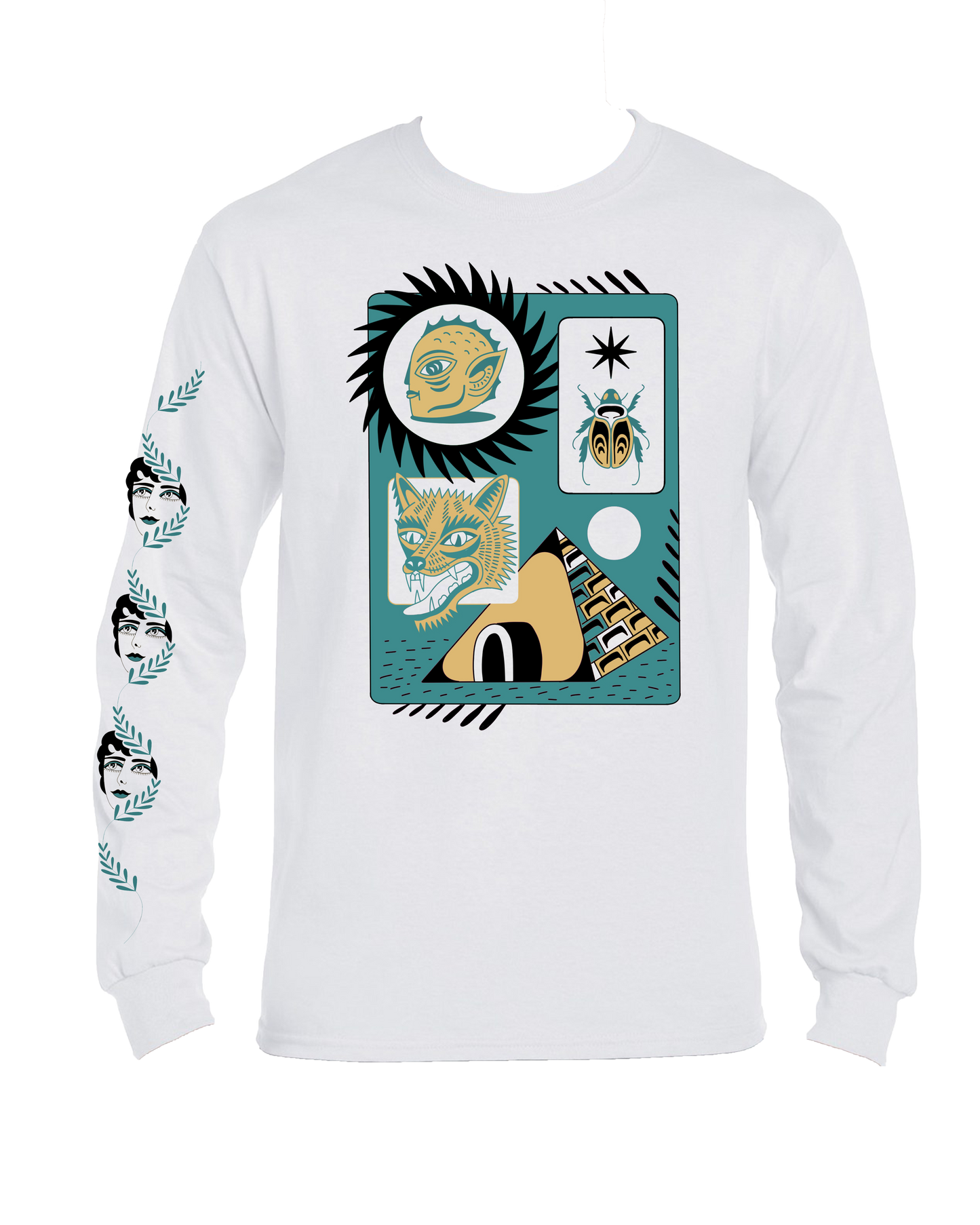 White longlseeve by Janky Bangers x Family Store