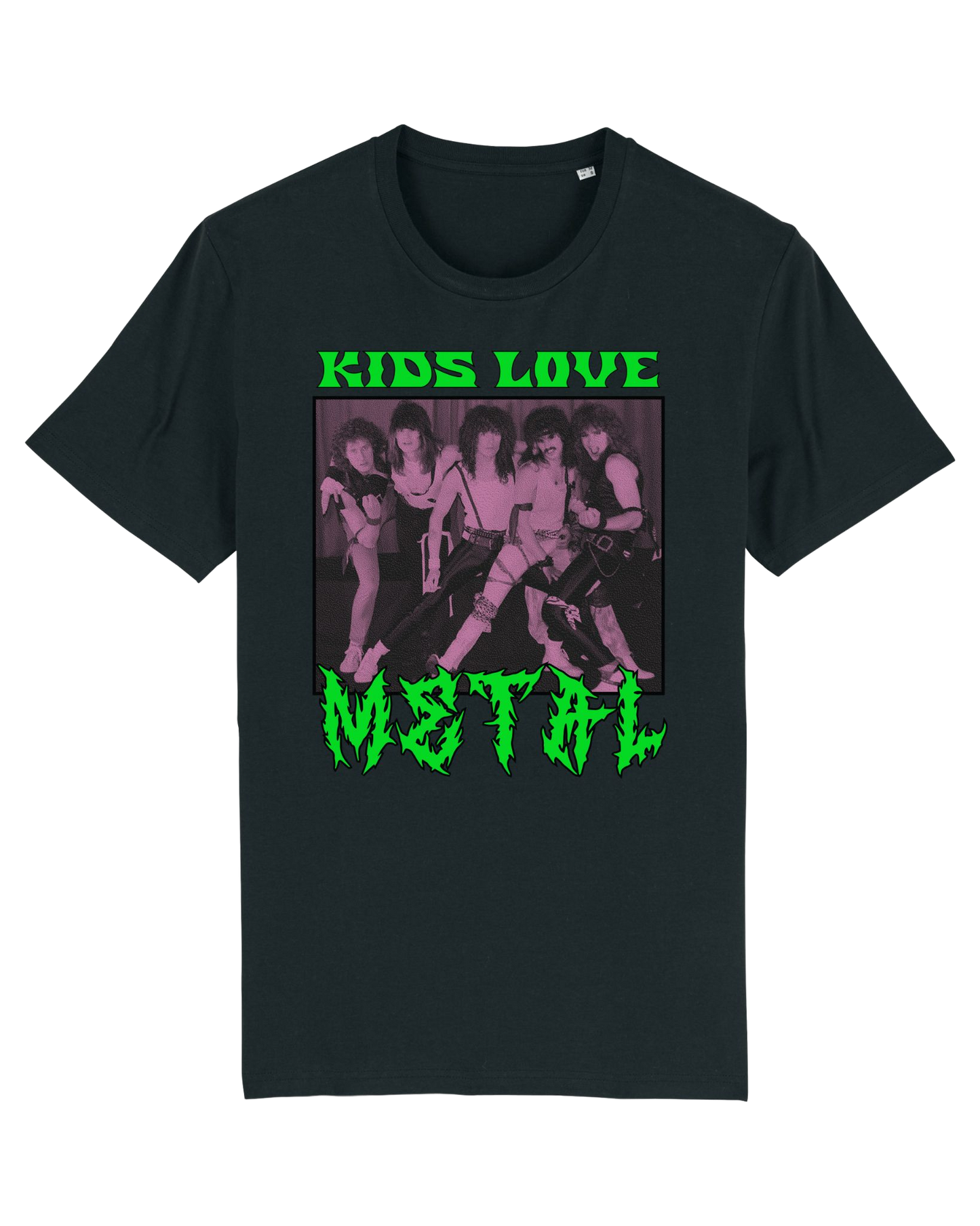 Kids love Metal Black Tee by Family Store