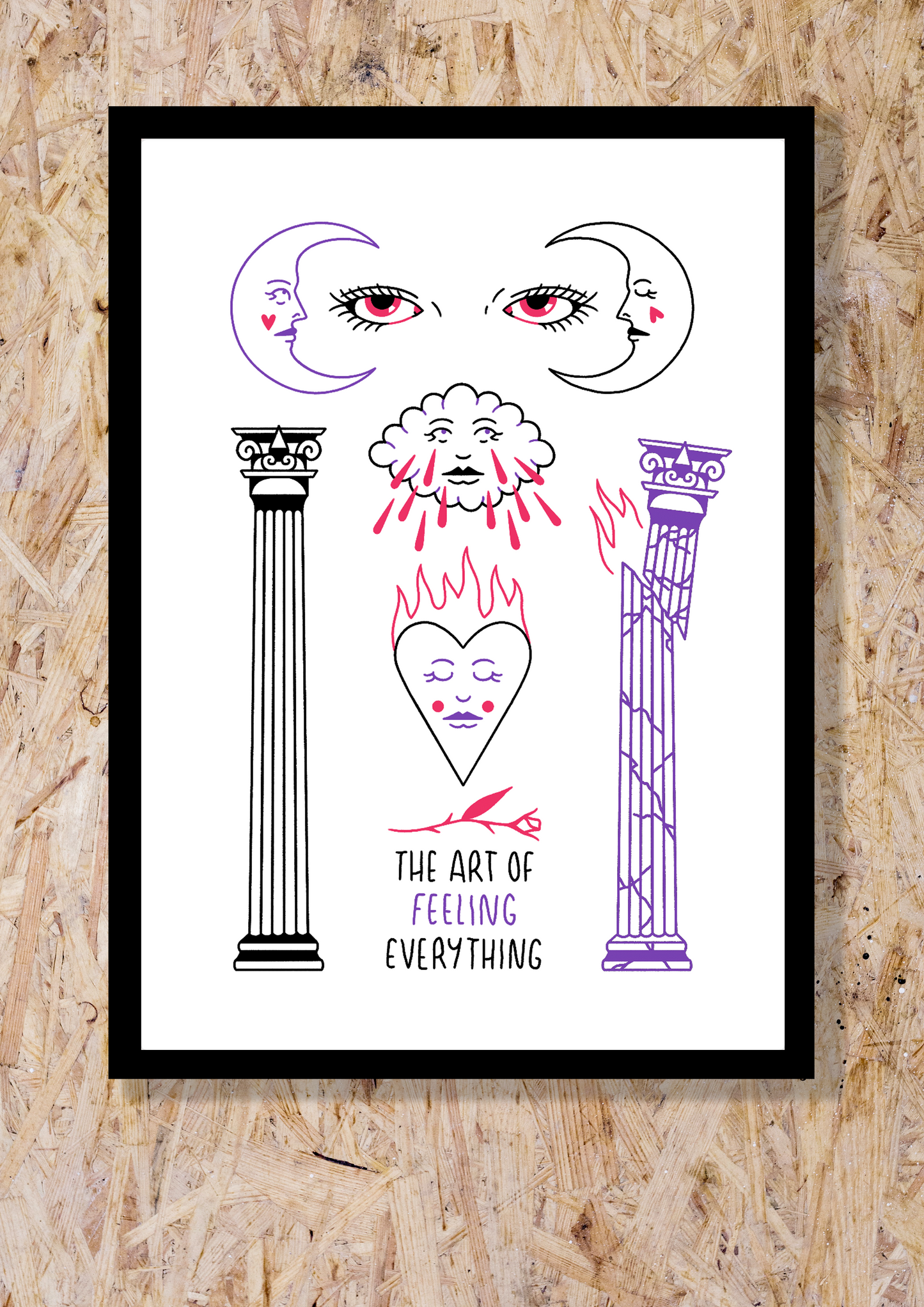 The Art of Feeling Art PRINT by Viande Bleue x FS Store