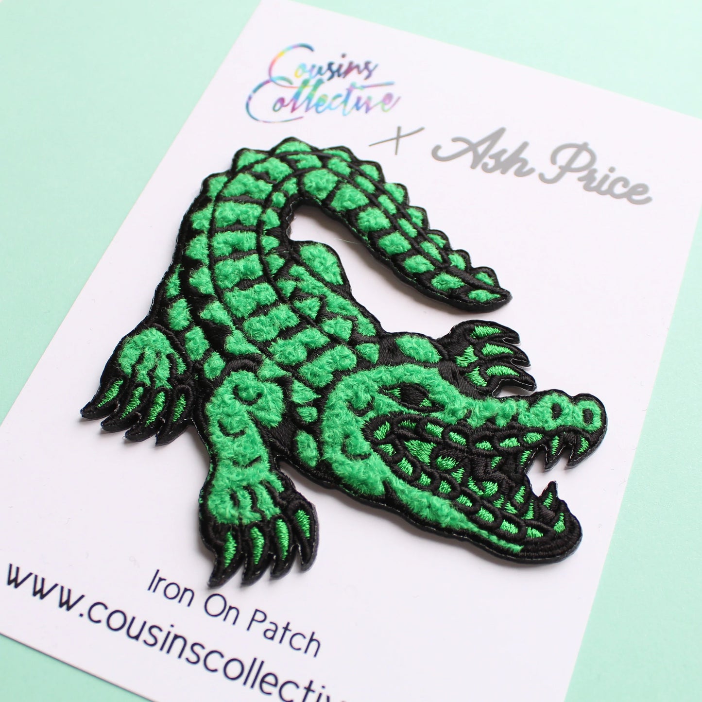 Crocodile Chenille Patch by Cousins Collective x Ash Price