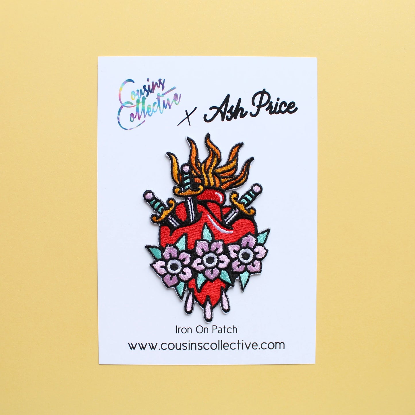 Sacred Heart Patch by Cousins Collective x Ash Price