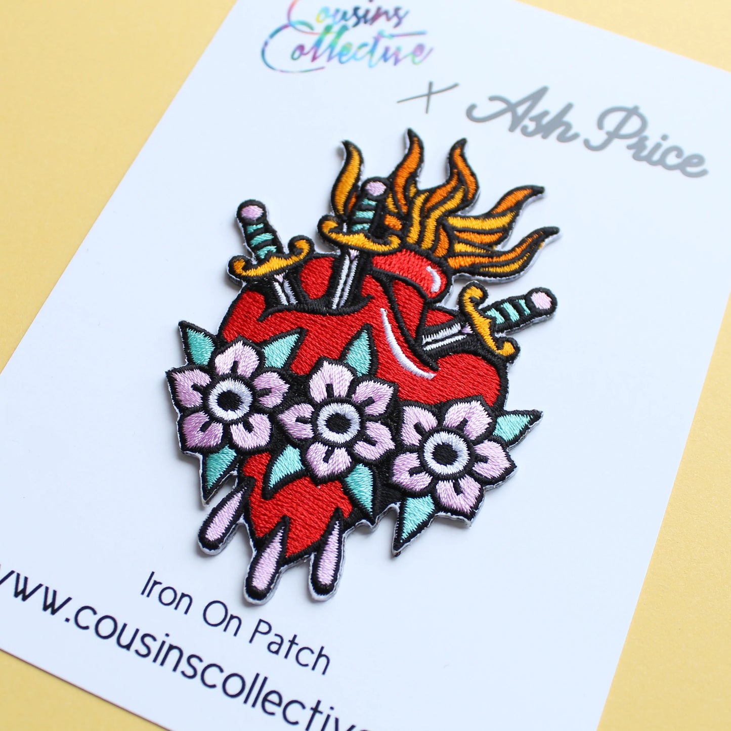 Sacred Heart Patch by Cousins Collective x Ash Price