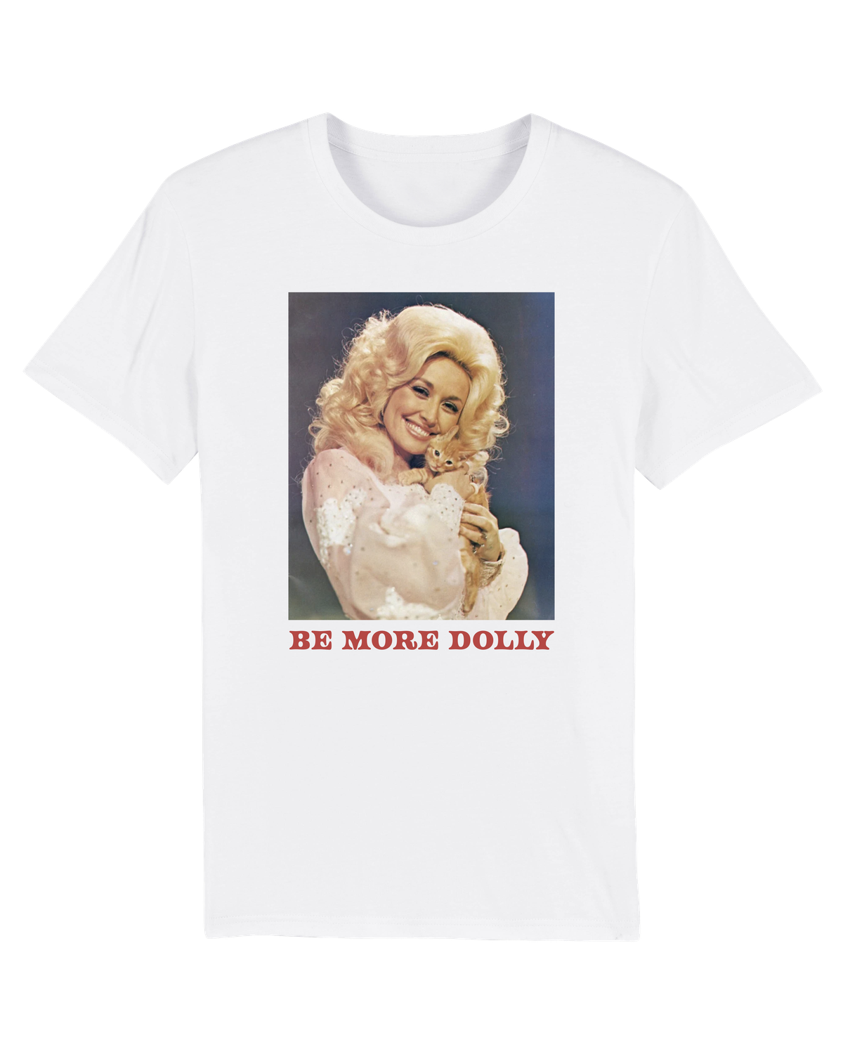 BE MORE DOLLY WHITE TEE BY BRANDT