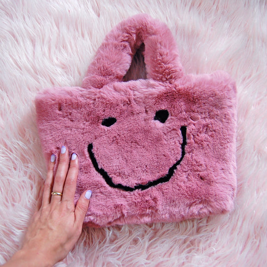 Smiley Purse- pink :) Bag by A Shop Of things