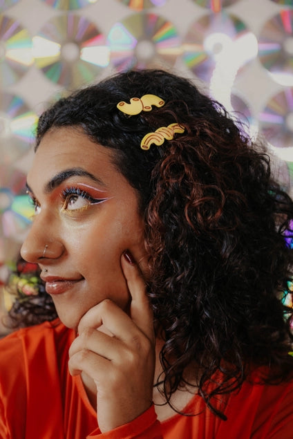 Pasta Mix Hair Clips by The Peach Fuzz