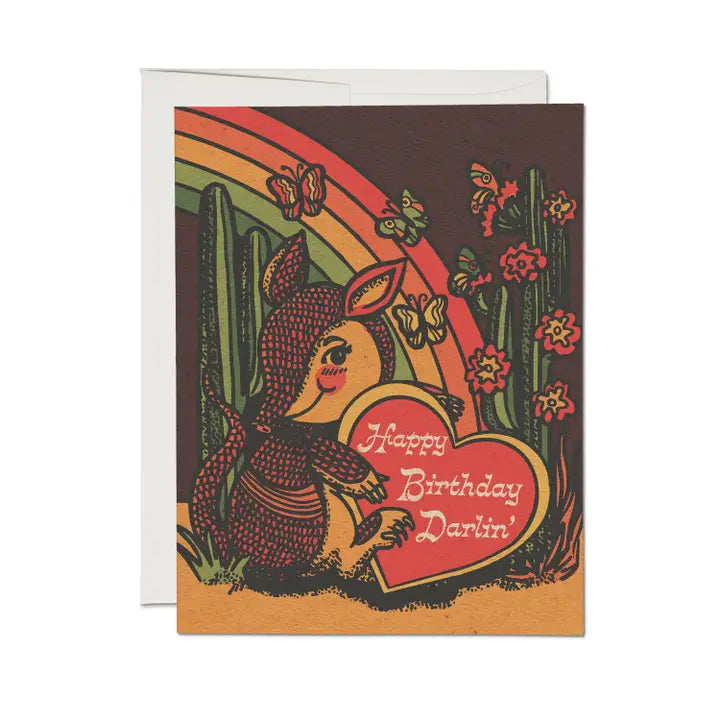 HAPPY BIRTHDAY DARLIN Card by Red Cap Cards