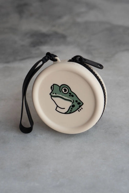 Froggy Zipper Coin Pouch by Stay Home Club