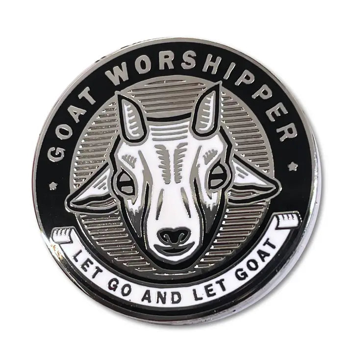 Goat Worshipper Enamel Pin by Arcane Bullshit