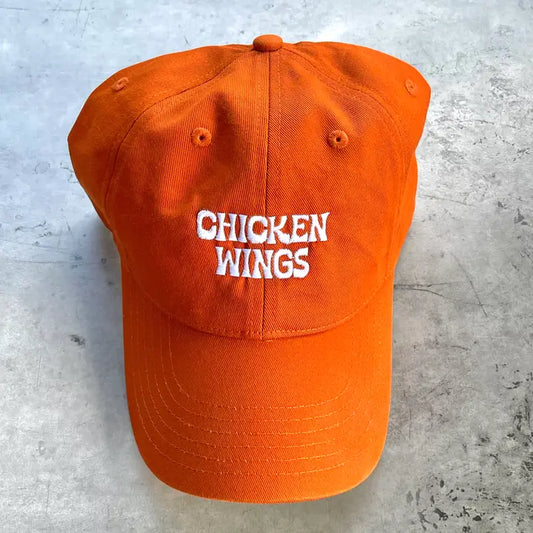 Chicken Wings Baseball Dad Cap by The Silver Spider