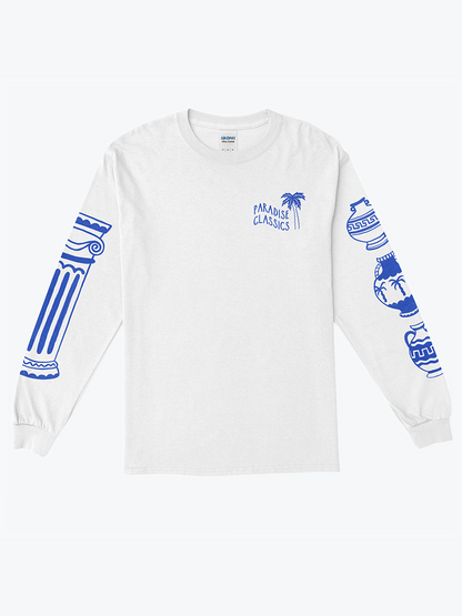 PARADISE CLASSICS  White Long sleeve 1 by Lizzie King