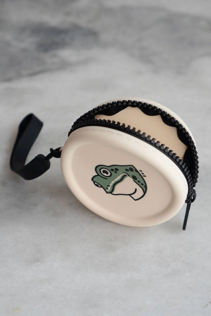 Froggy Zipper Coin Pouch by Stay Home Club